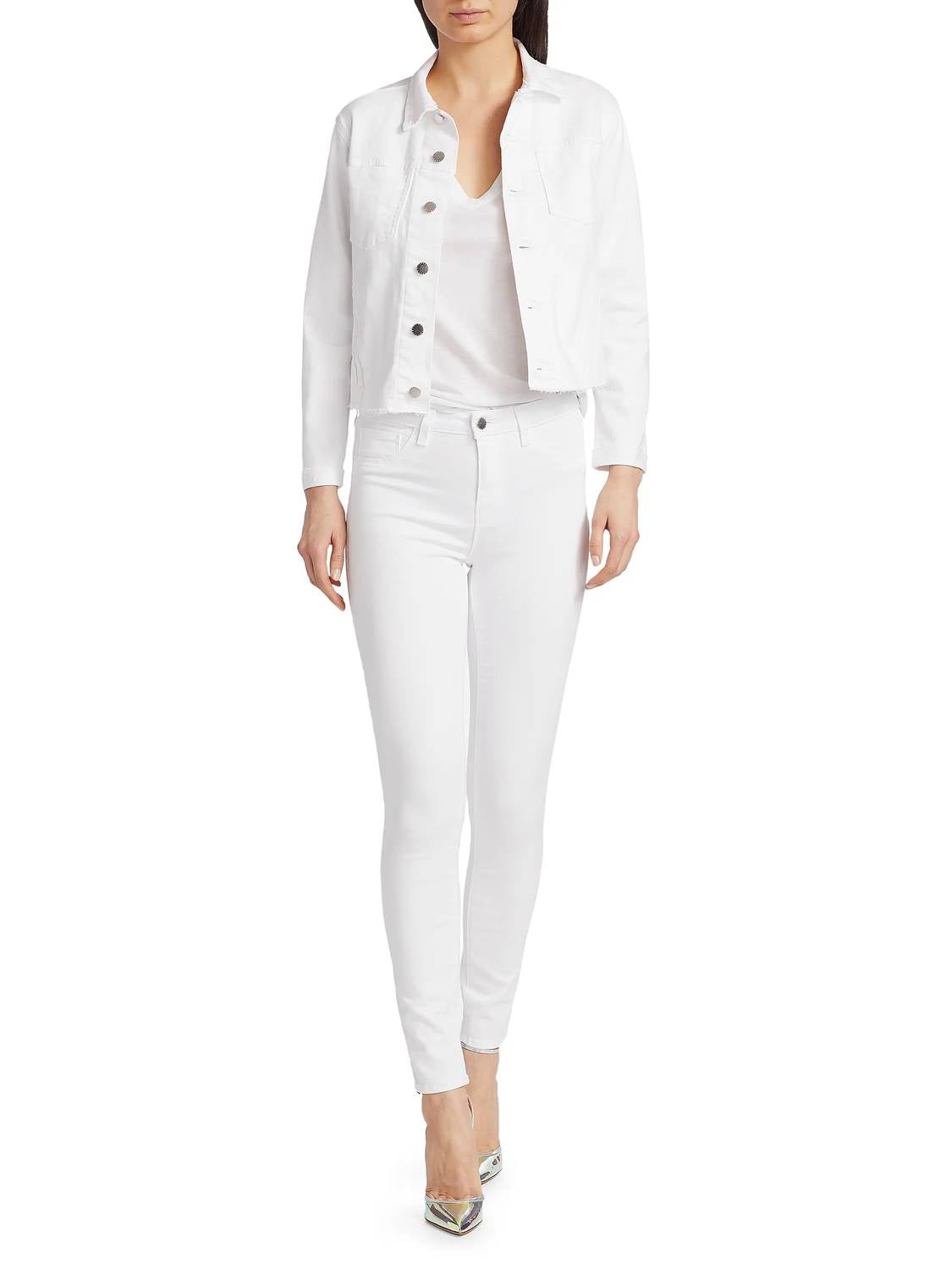 L'Agence - Janelle Slim Fit Denim Jacket