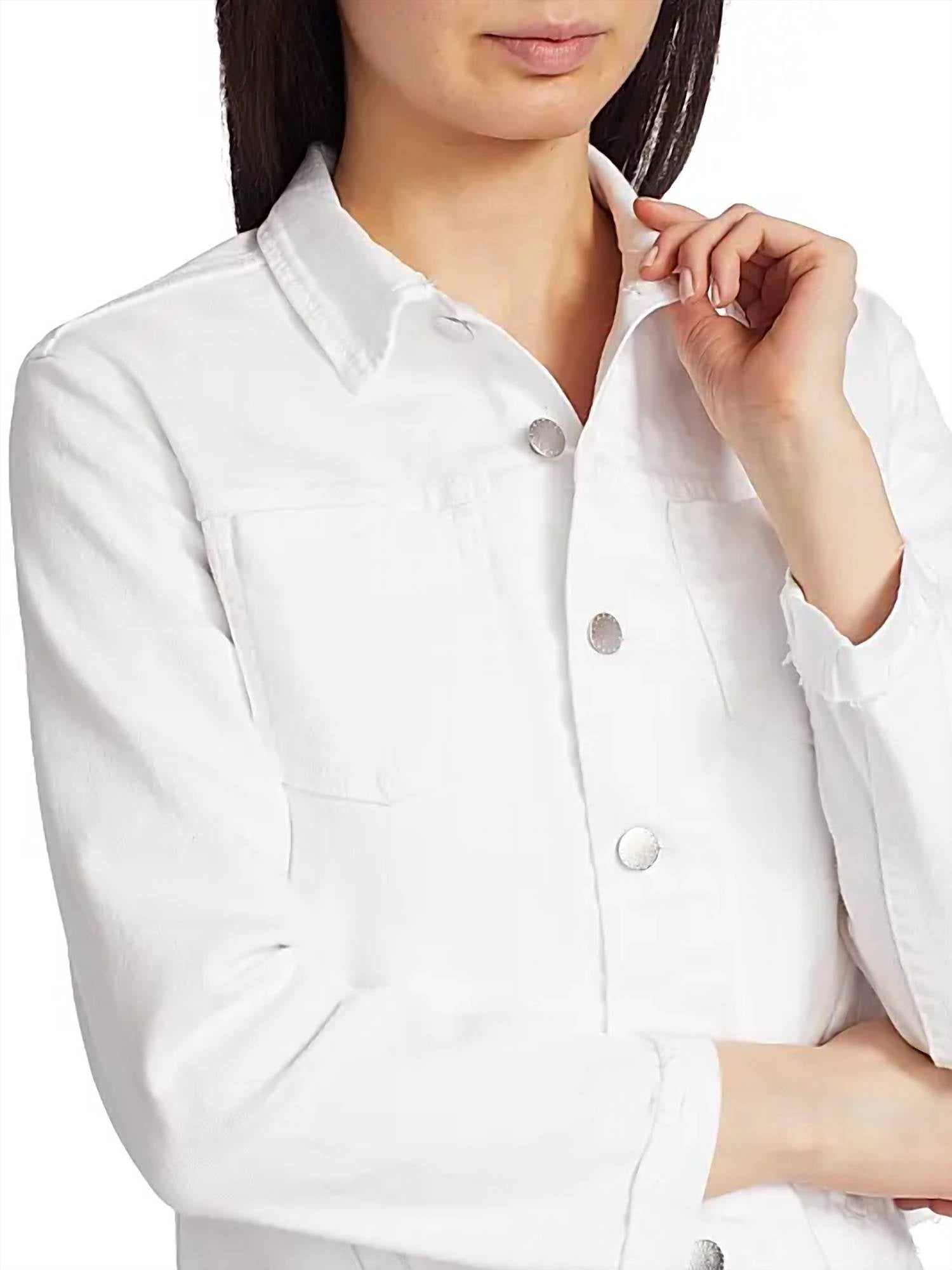 L'Agence - Janelle Slim Fit Denim Jacket
