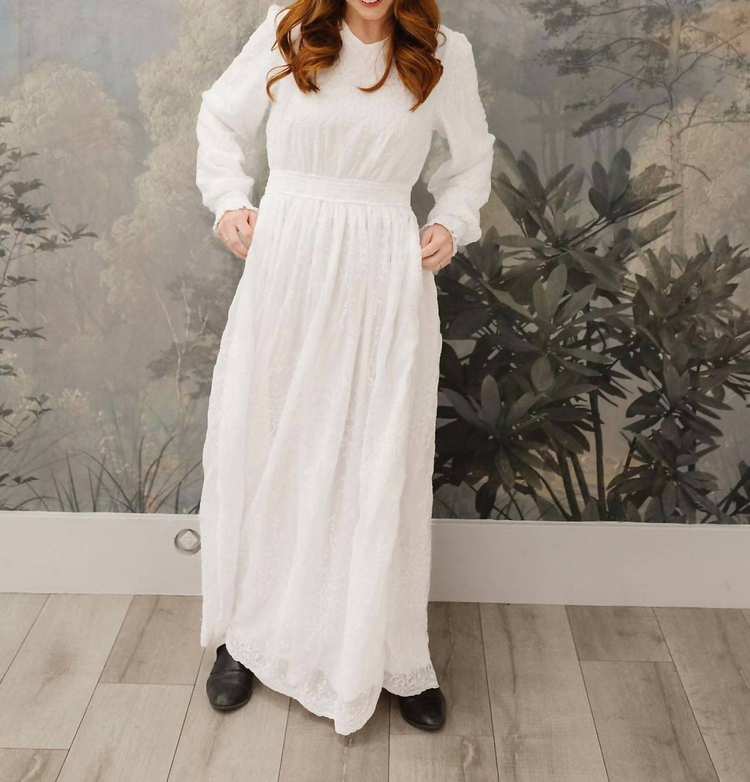 Tea N Rose - Embroidered Maxi Dress