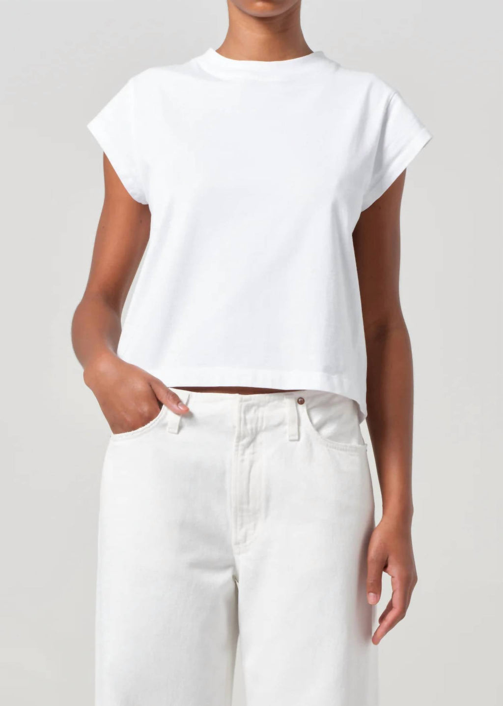 Agolde - Bryce Cap Sleeve Tee