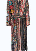 Shana Apparel - Women's Patterned Midi Dress