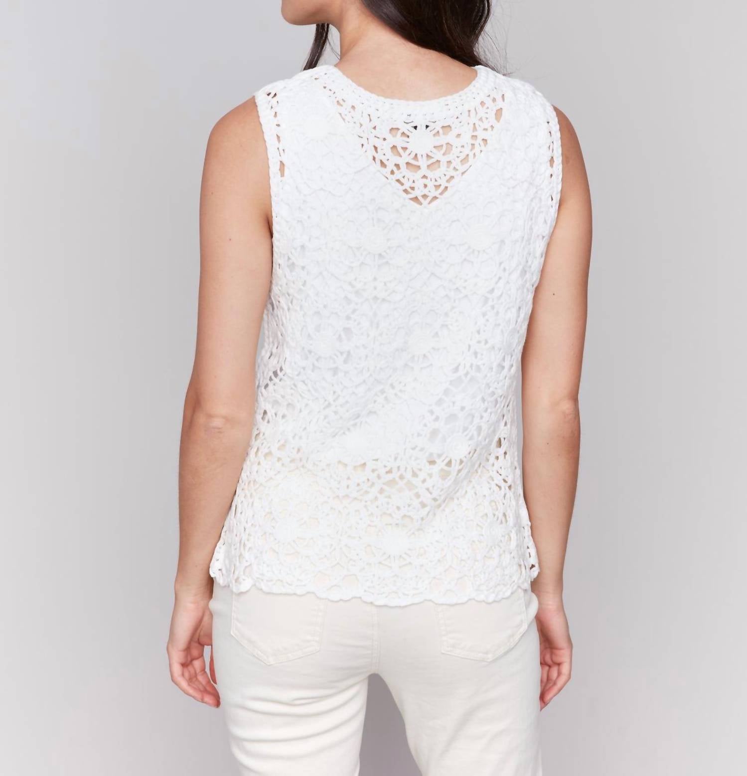 Charlie B - crocheted top
