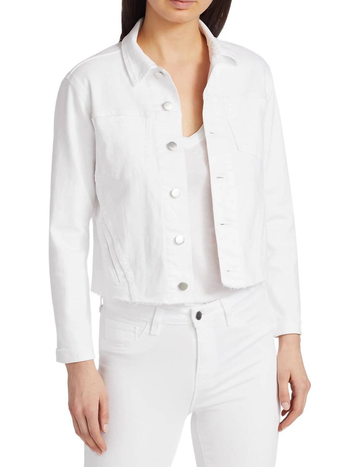 L'Agence - Janelle Slim Fit Denim Jacket