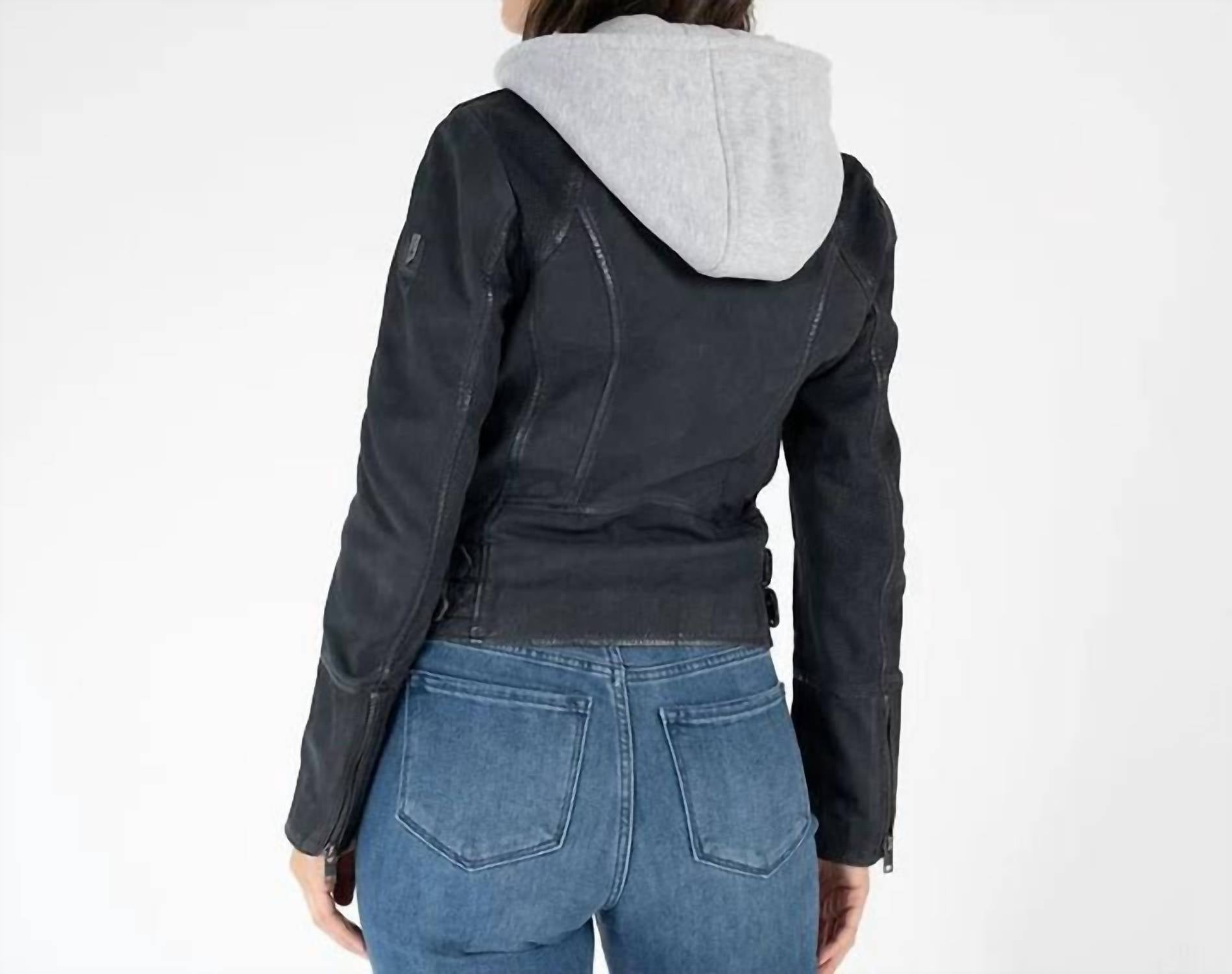 Mauritius - Lisa Hooded Lambskin Jacket