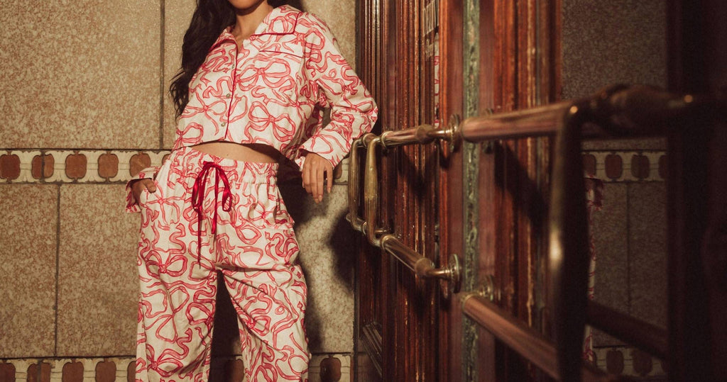 Kilo Brava - Flannel Collection Crop Top Long Pj Set