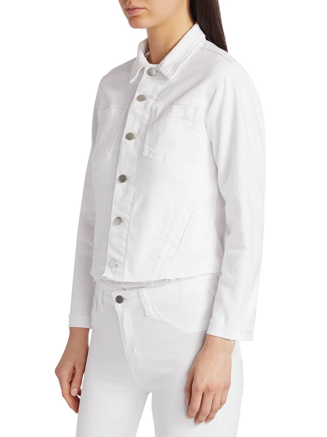 L'Agence - Janelle Slim Fit Denim Jacket